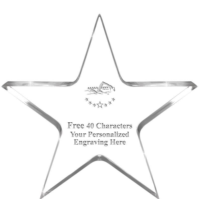 3.75" STELLA CRYSTAL AWARD