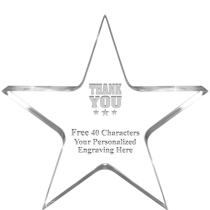 3.75" STELLA CRYSTAL AWARD