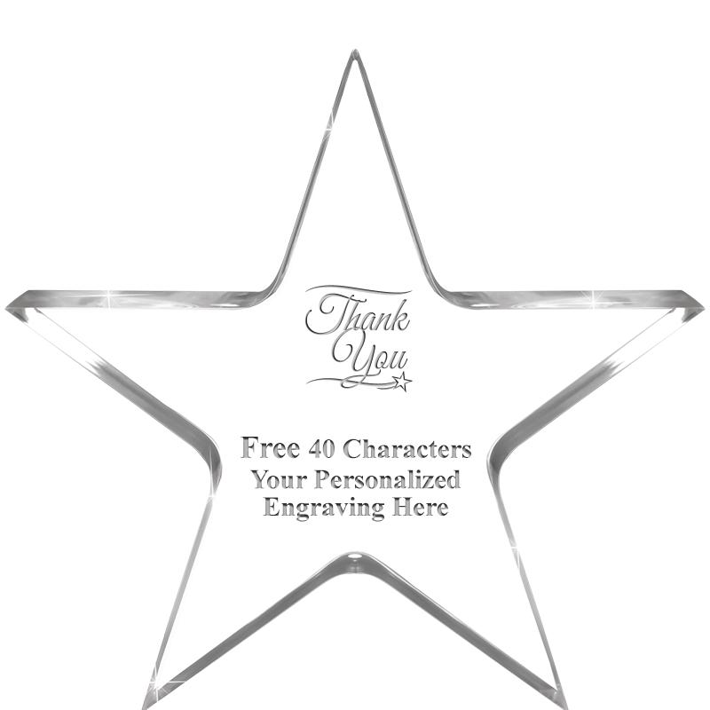 3.75" STELLA CRYSTAL AWARD