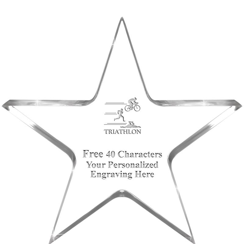 3.75" STELLA CRYSTAL AWARD