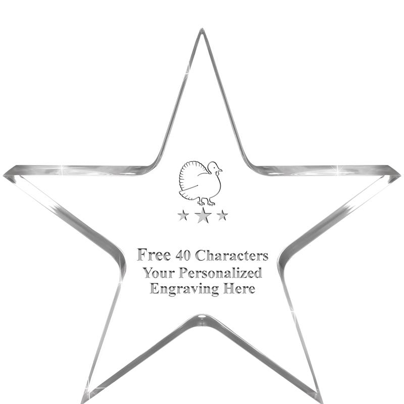 3.75" STELLA CRYSTAL AWARD