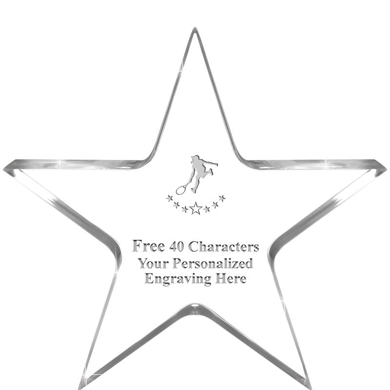 3.75" STELLA CRYSTAL AWARD