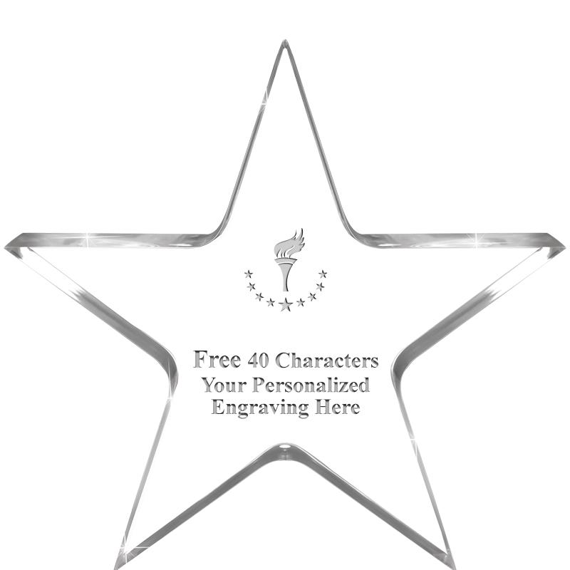 3.75" STELLA CRYSTAL AWARD