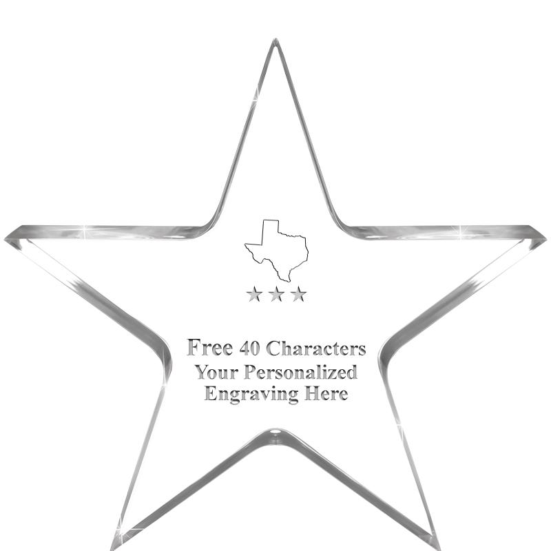 3.75" STELLA CRYSTAL AWARD