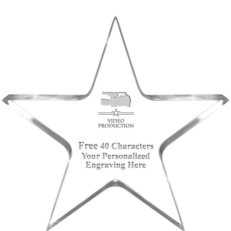 3.75" STELLA CRYSTAL AWARD