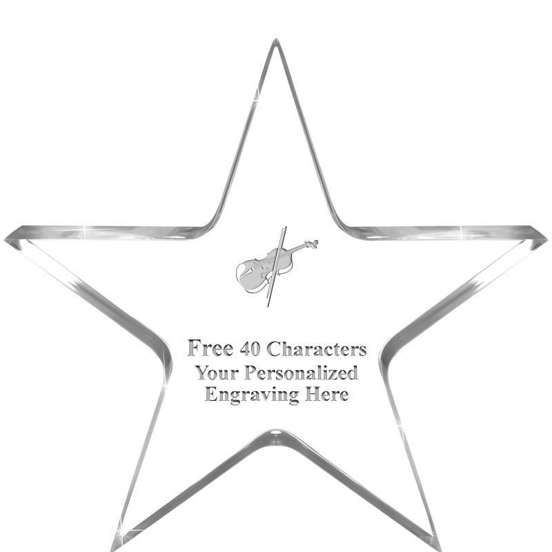 3.75" STELLA CRYSTAL AWARD