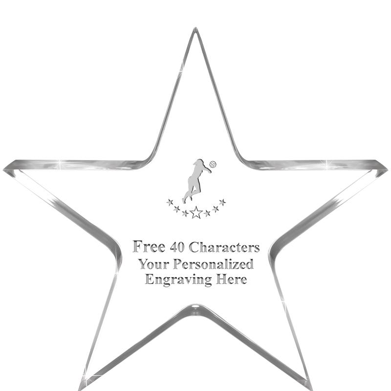 3.75" STELLA CRYSTAL AWARD