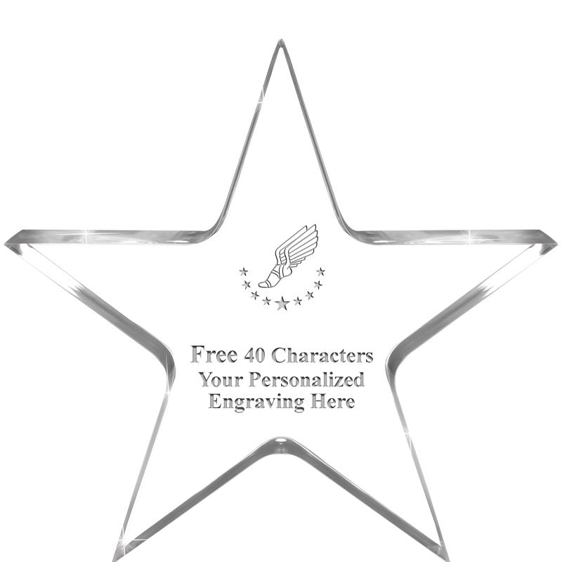 3.75" STELLA CRYSTAL AWARD