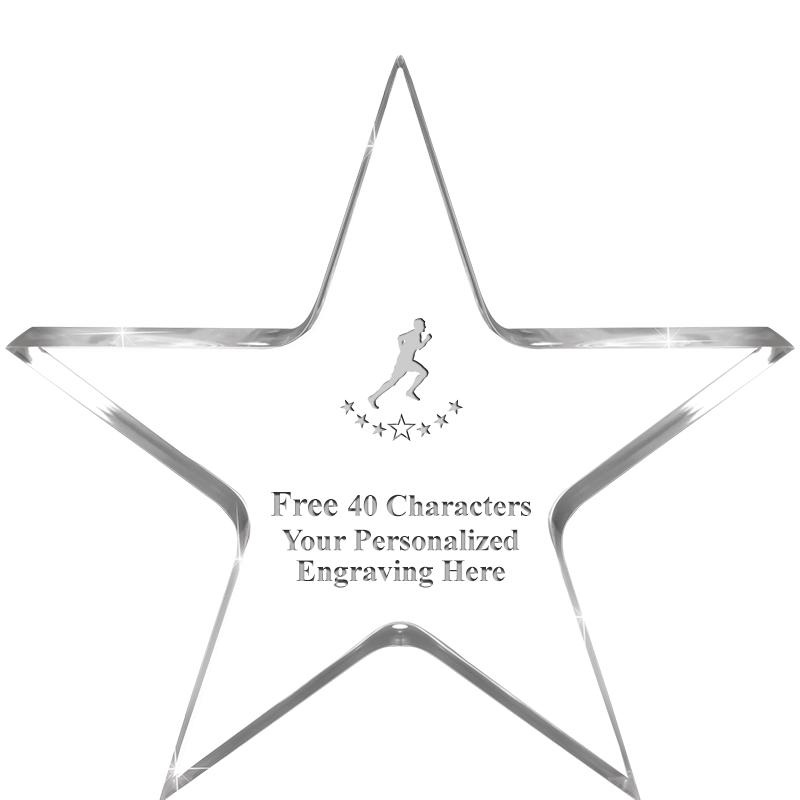 3.75" STELLA CRYSTAL AWARD