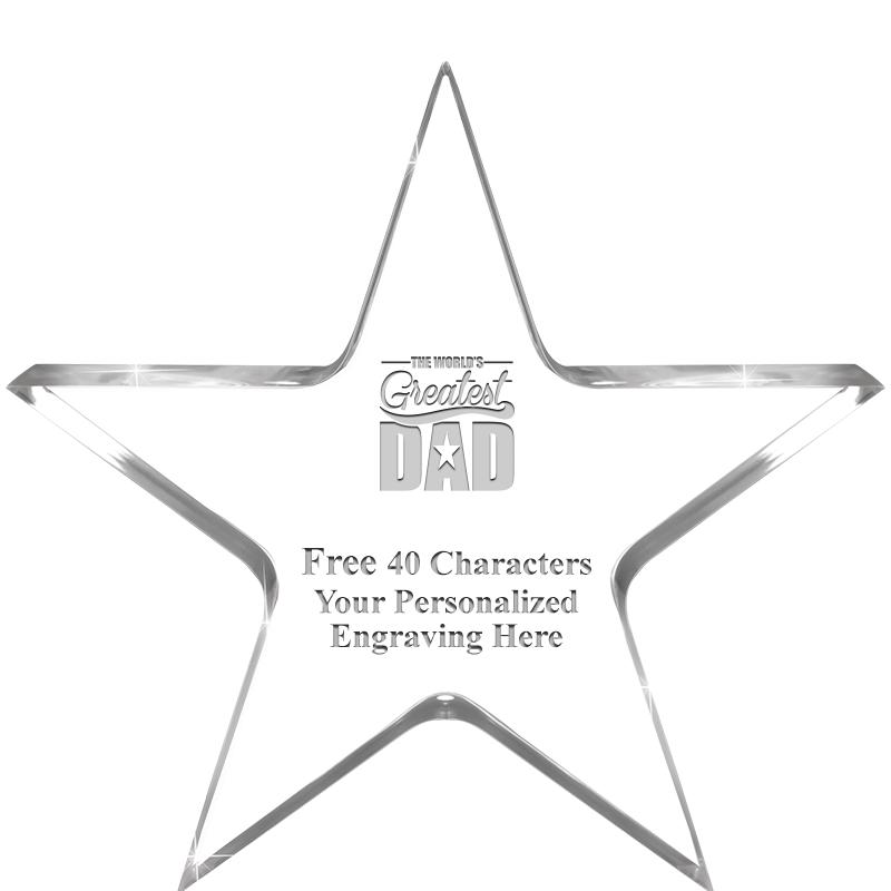 3.75" STELLA CRYSTAL AWARD