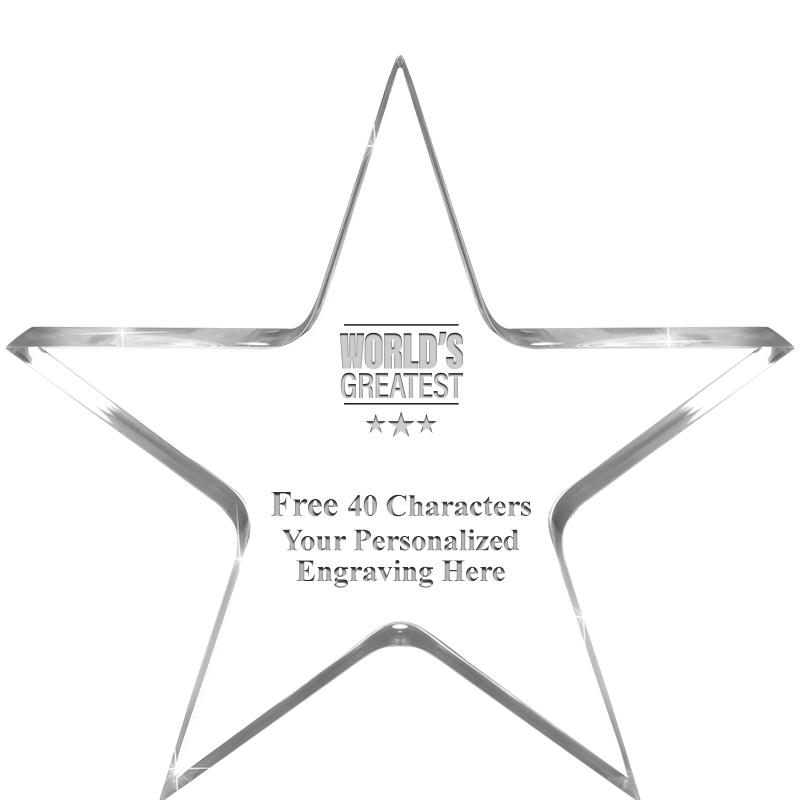 3.75" STELLA CRYSTAL AWARD