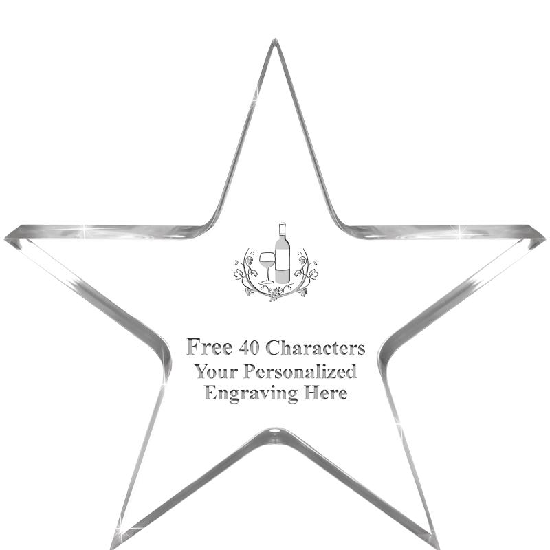 3.75" STELLA CRYSTAL AWARD