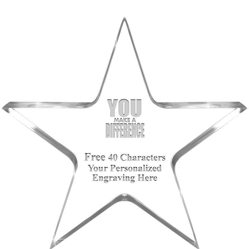 3.75" STELLA CRYSTAL AWARD