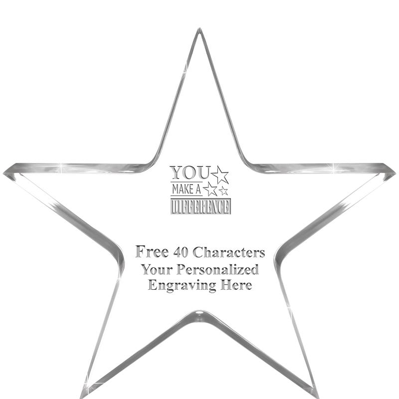 3.75" STELLA CRYSTAL AWARD