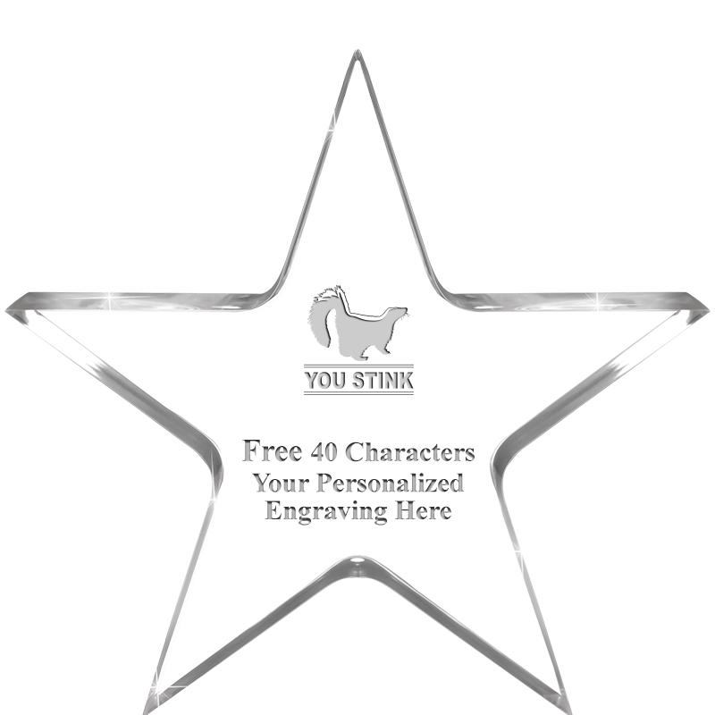 3.75" STELLA CRYSTAL AWARD