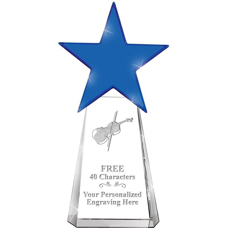 6" SAPPHIRE CRYSTAL DYNOSTAR