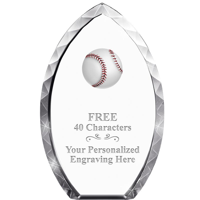 8" TEAR DROP CRYSTAL