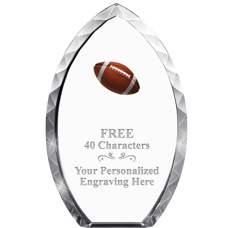 8" TEAR DROP CRYSTAL