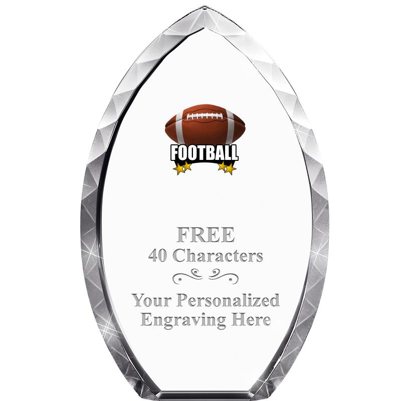 8" TEAR DROP CRYSTAL