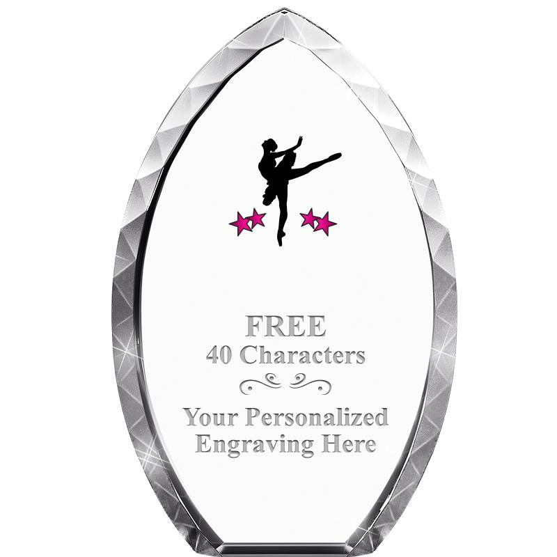 8" TEAR DROP CRYSTAL