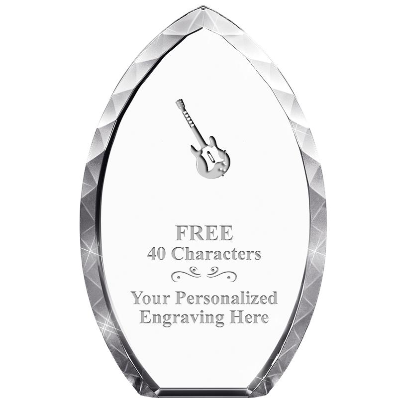 8" TEAR DROP CRYSTAL