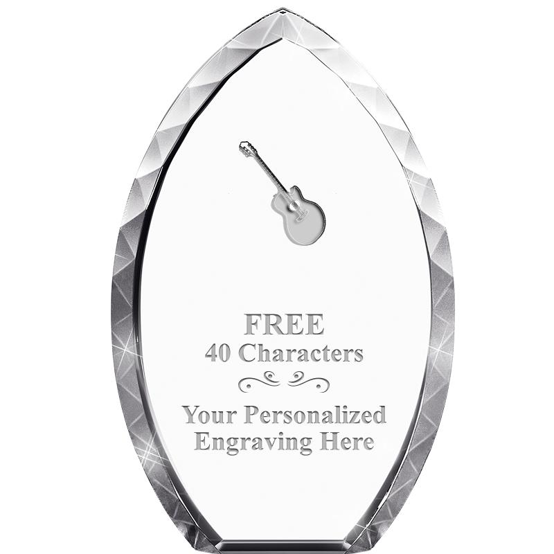 8" TEAR DROP CRYSTAL