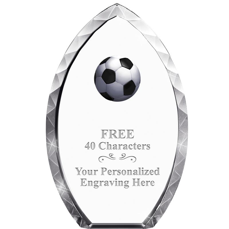 8" TEAR DROP CRYSTAL