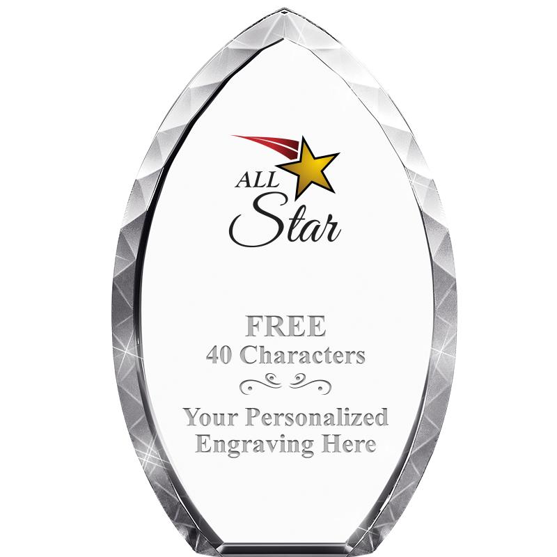 8" TEAR DROP CRYSTAL