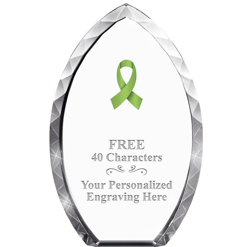 8" TEAR DROP CRYSTAL