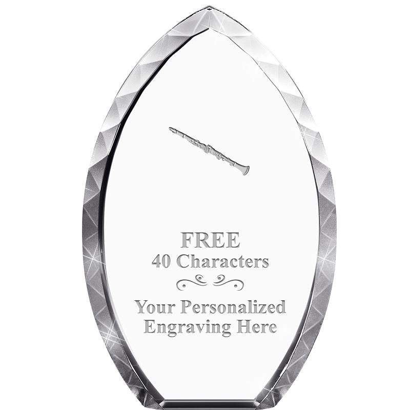 8" TEAR DROP CRYSTAL