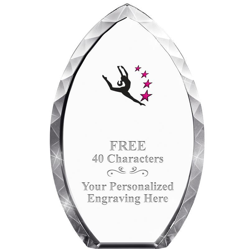 8" TEAR DROP CRYSTAL