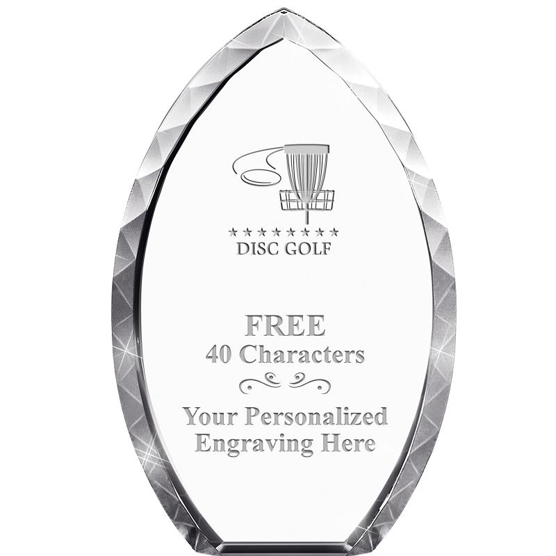 8" TEAR DROP CRYSTAL