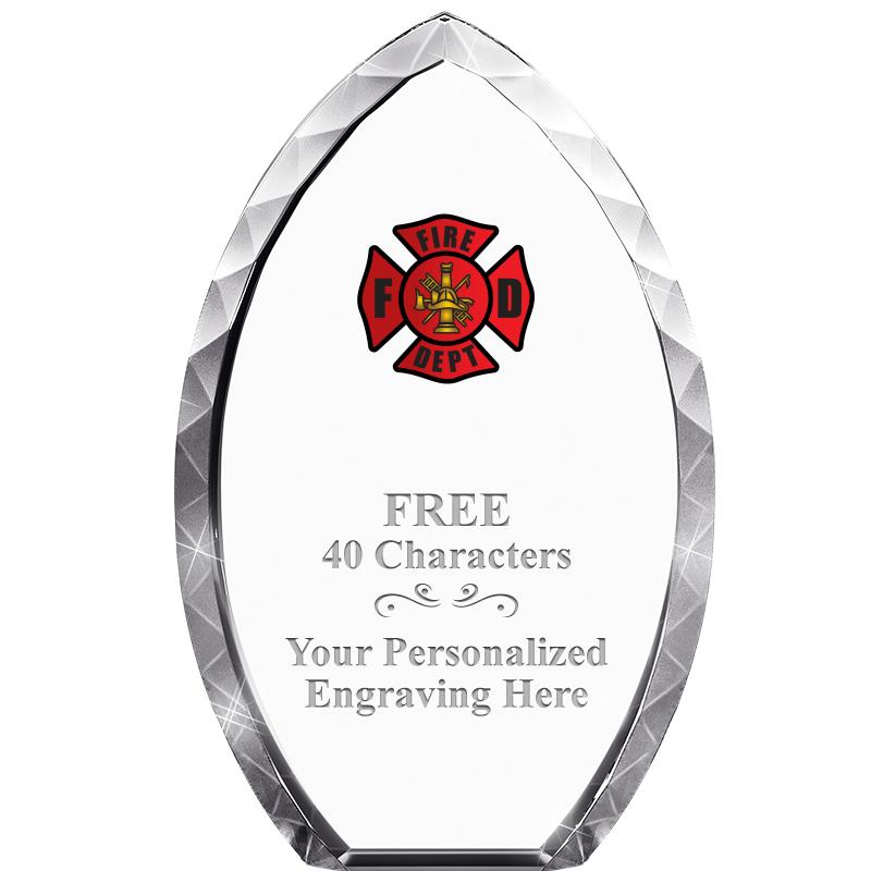 8" TEAR DROP CRYSTAL