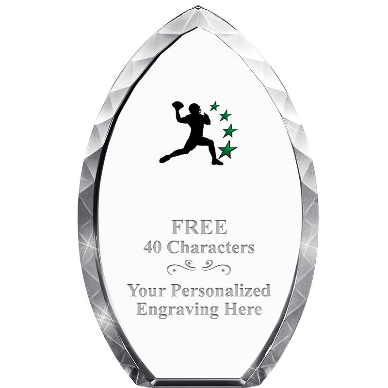 8" TEAR DROP CRYSTAL