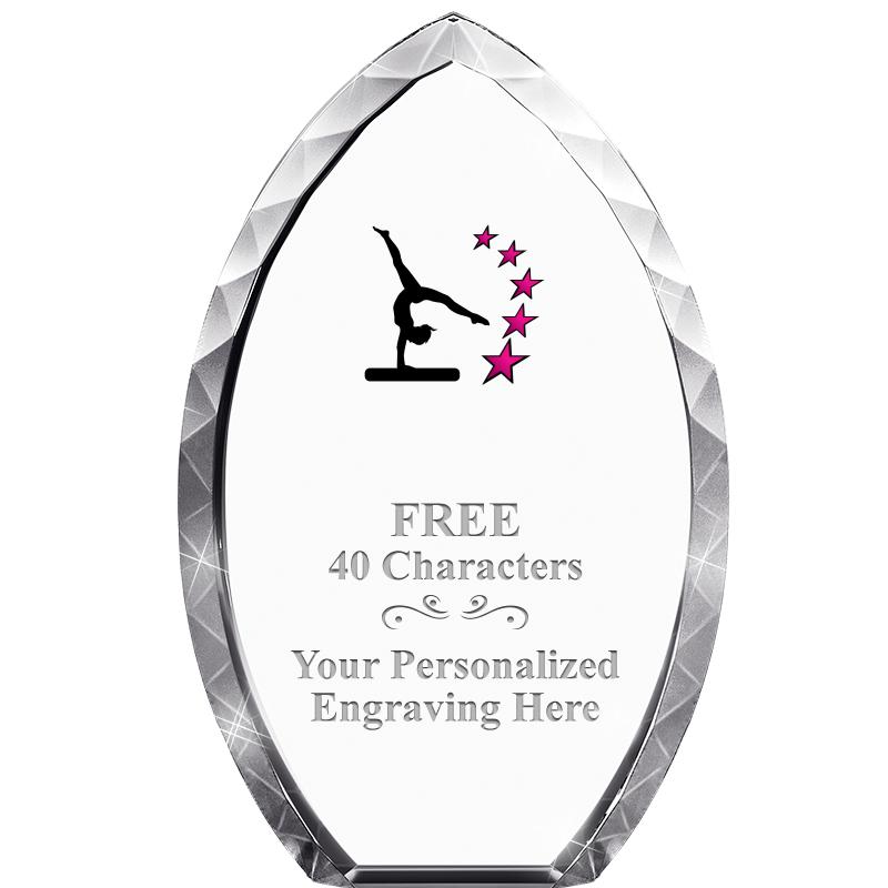 8" TEAR DROP CRYSTAL