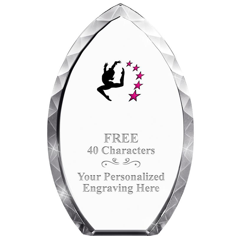 8" TEAR DROP CRYSTAL