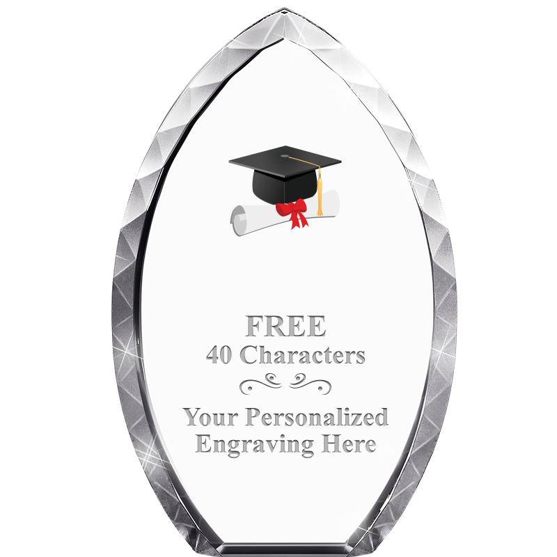 8" TEAR DROP CRYSTAL