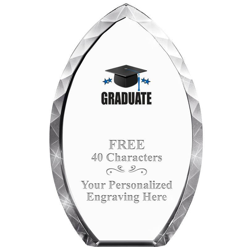 8" TEAR DROP CRYSTAL