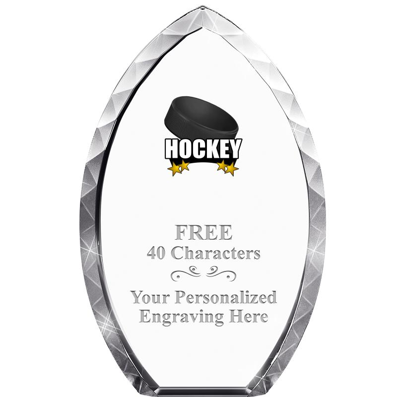 8" TEAR DROP CRYSTAL