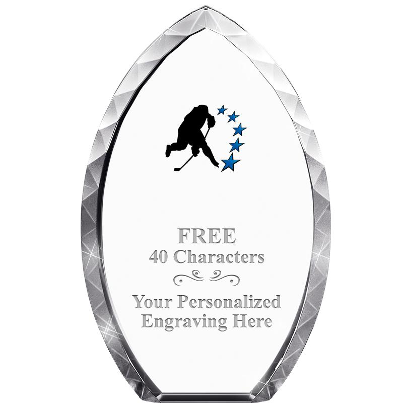 8" TEAR DROP CRYSTAL