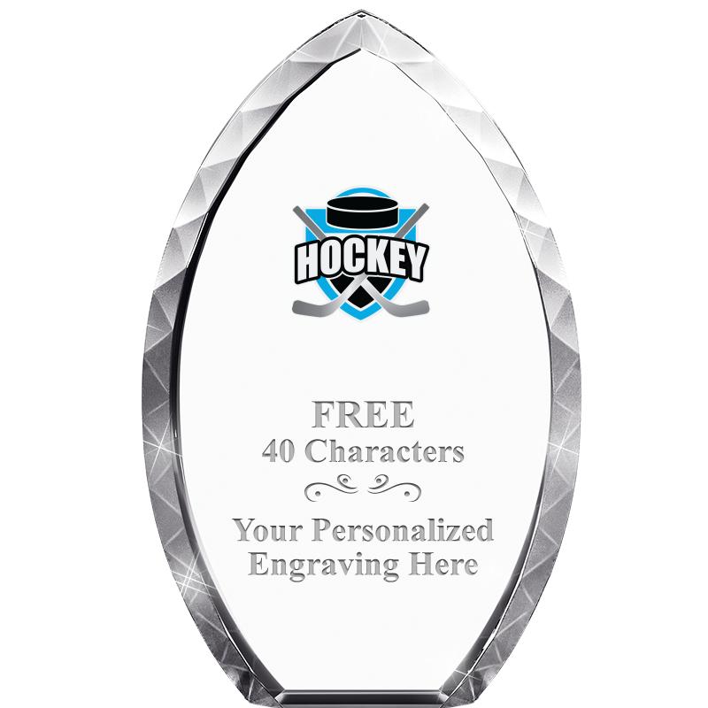 8" TEAR DROP CRYSTAL