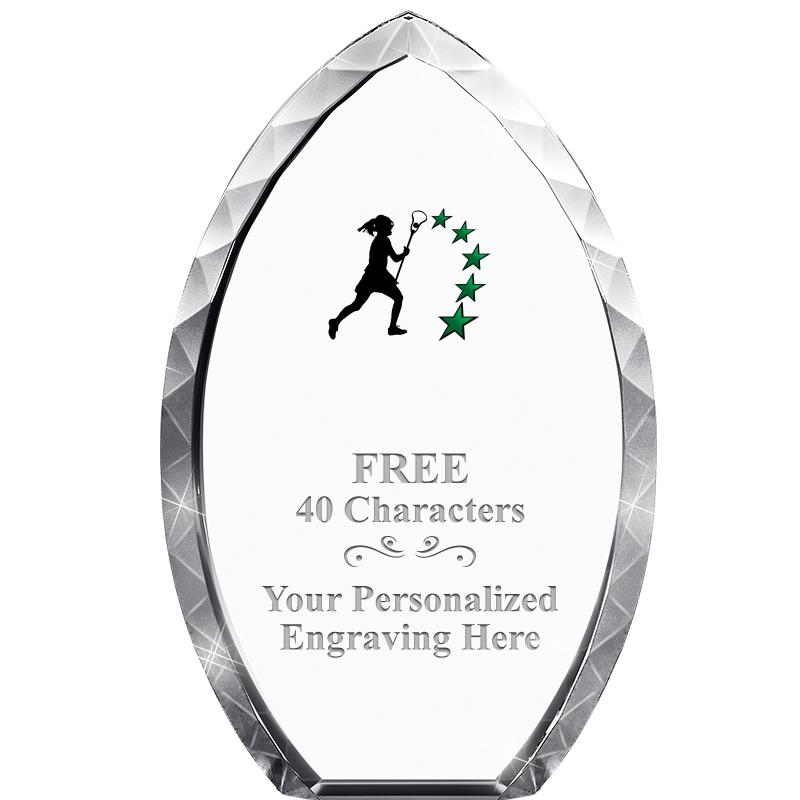 8" TEAR DROP CRYSTAL