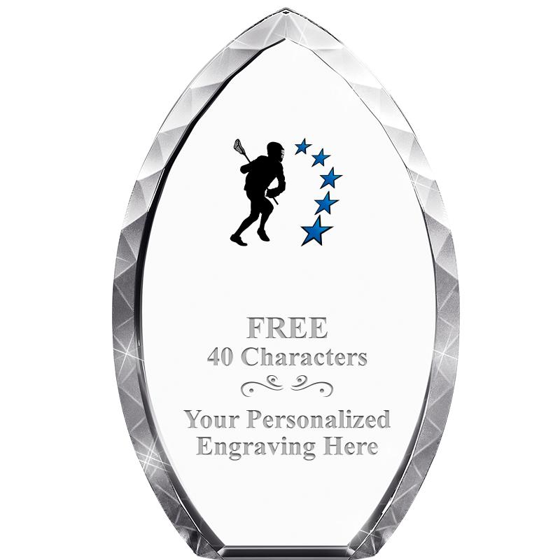 8" TEAR DROP CRYSTAL