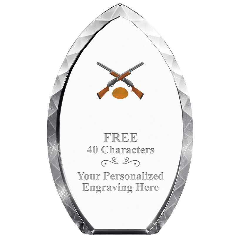 8" TEAR DROP CRYSTAL