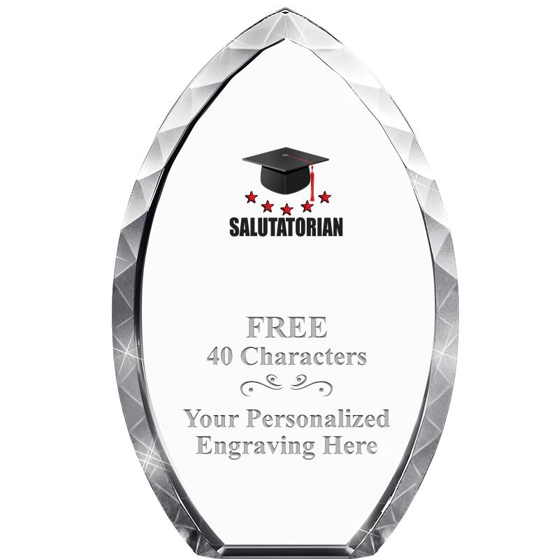 8" TEAR DROP CRYSTAL