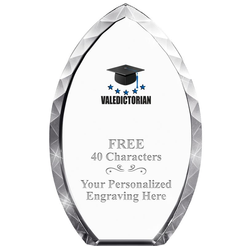 8" TEAR DROP CRYSTAL