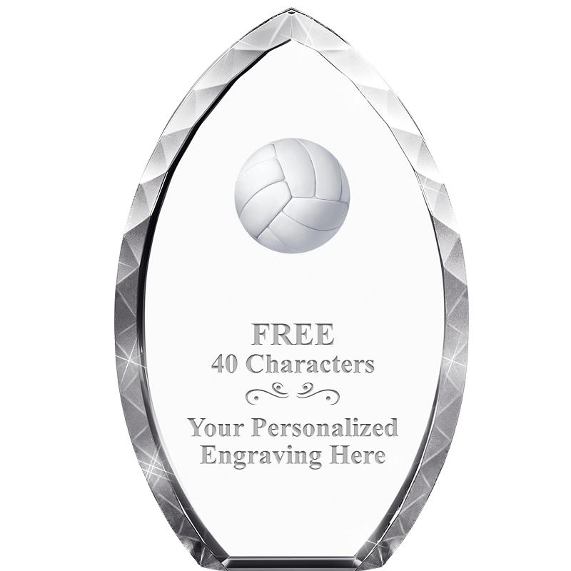 8" TEAR DROP CRYSTAL