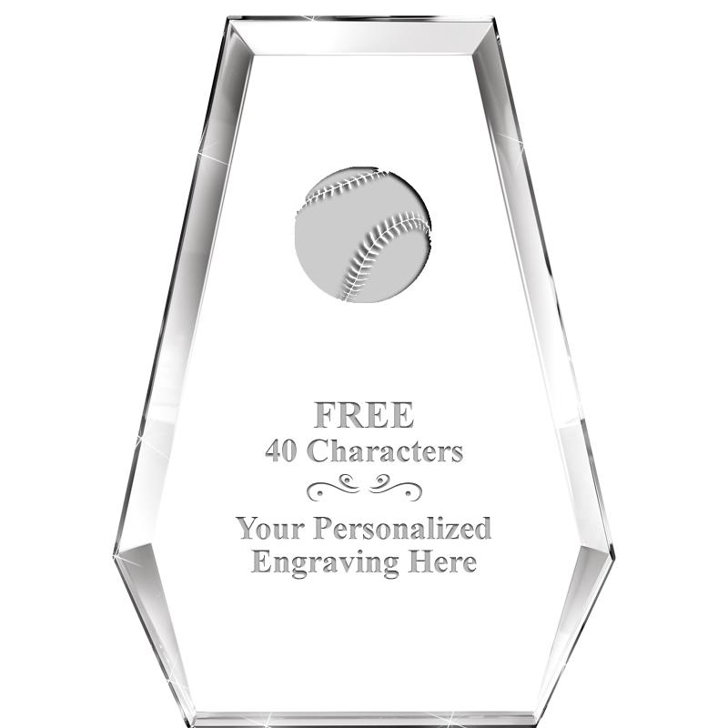 7" ATHENS PYRAMID CRYSTAL