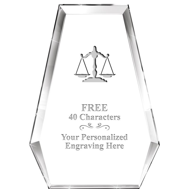 7" ATHENS PYRAMID CRYSTAL