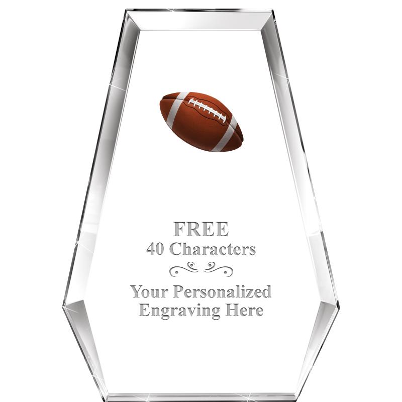 7" ATHENS PYRAMID CRYSTAL